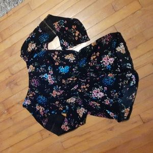 Wallflower Xl floral romper